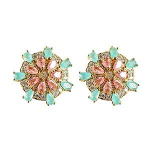 Chic Floral Burst Earrings